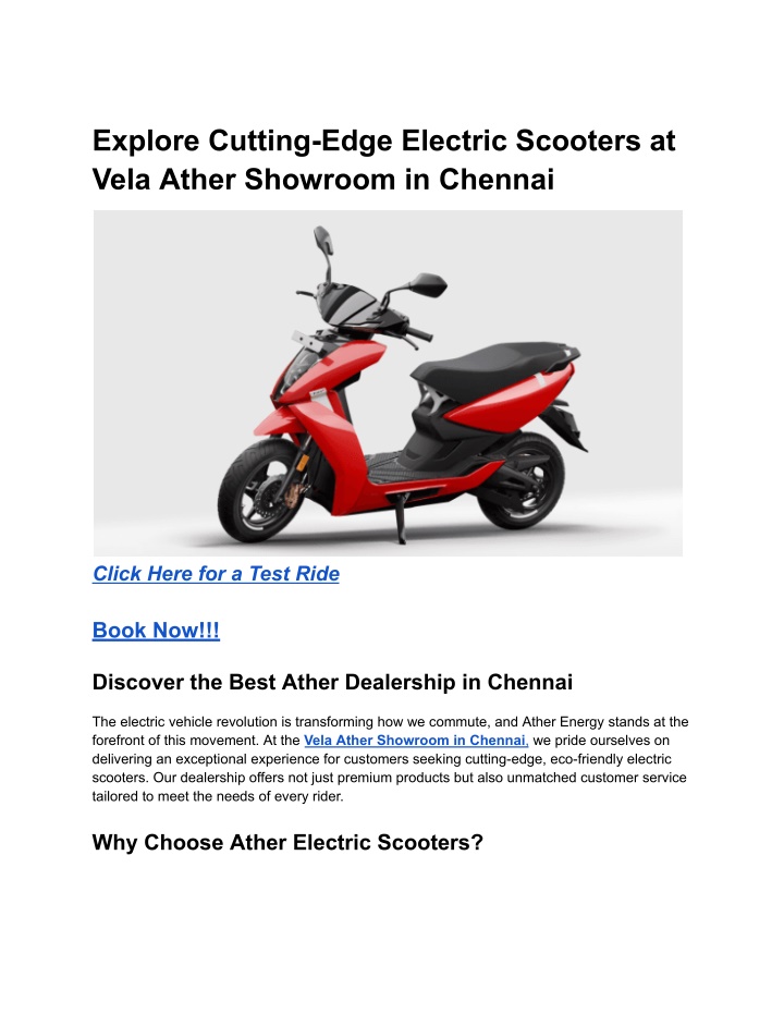 explore cutting edge electric scooters at vela