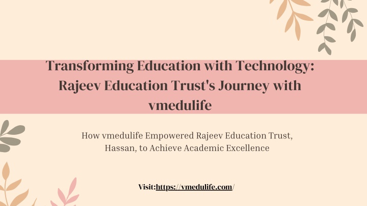 transforming education with technology rajeev