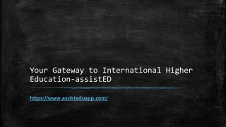 Your Gateway to International Higher Education-assistED