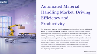 automated material handling market driving