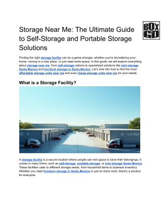 storage near me the ultimate guide to self