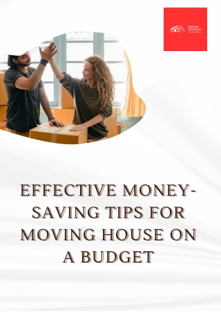 Effective Money-Saving Tips For Moving House On A Budget