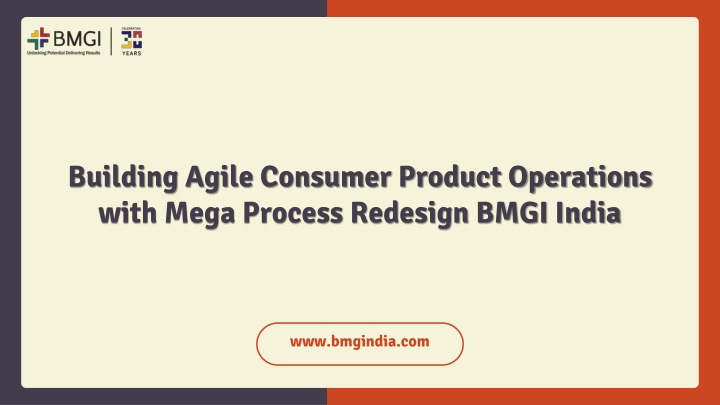 building agile consumer product operations with