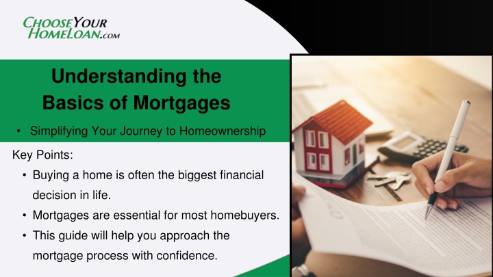 understanding the basics of mortgages