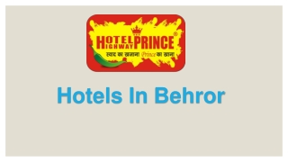 hotels in behror