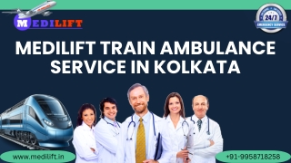 Medilift Train Ambulance via Road Ambulance at an Extremely Affordable Rate