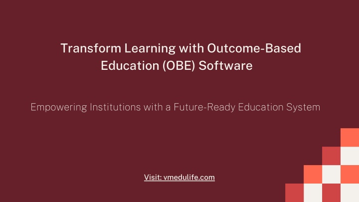 transform learning with outcome based education