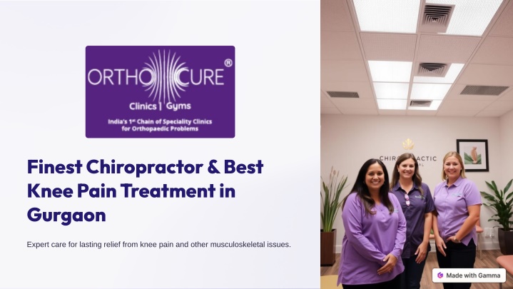 finest chiropractor best knee pain treatment