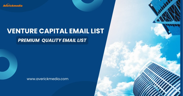 venture capital email list premium quality email