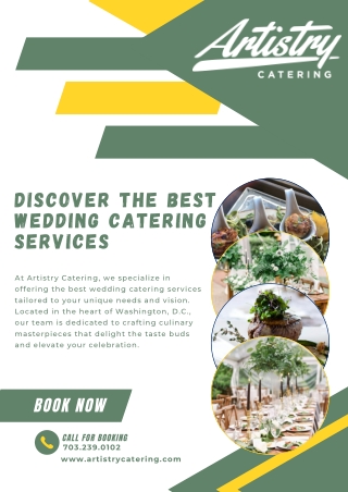 Discover the Best Wedding Catering Services | Artistry Catering