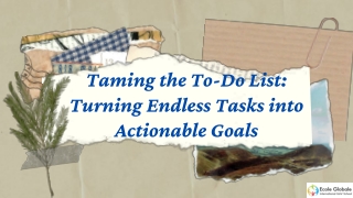 taming the to do list turning endless tasks into
