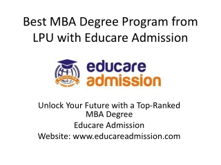 Top MBA Degree Program – Accelerate Your Career with Advanced Business Skills