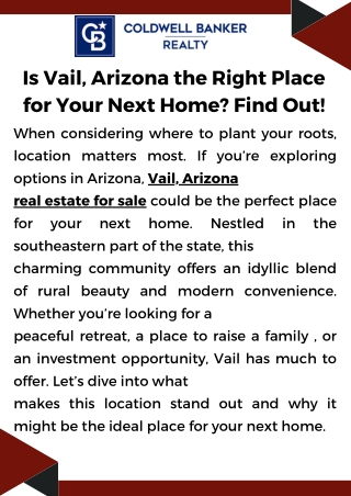 Vail Arizona Real Estate for Sale – Your Dream Home Awaits