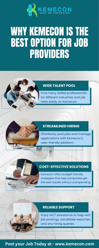 Why Kemecon is the Best Option for Job Providers