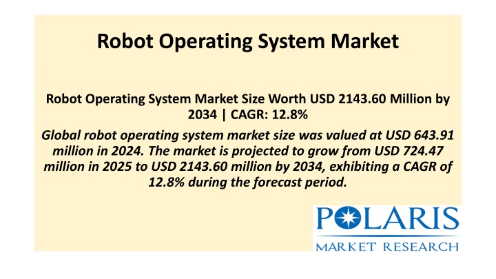 robot operating system market