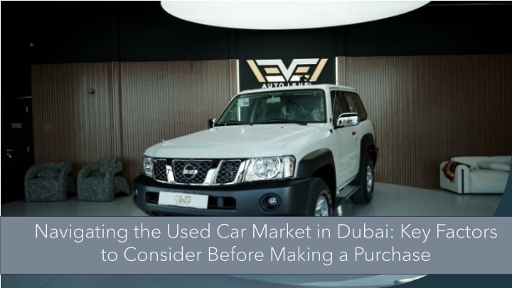 navigating the used car market in dubai