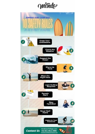 Joining Surf camp Bali: 10 safety tips for every surfer