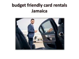 budget friendly card rentals Jamaica