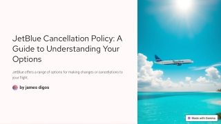jetblue cancellation policy a guide