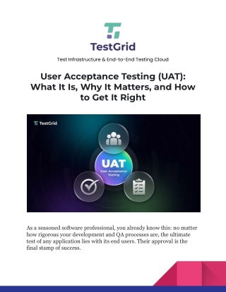test infrastructure end to end testing cloud