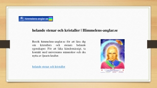 helande stenar och kristaller | Himmelens-anglar.se