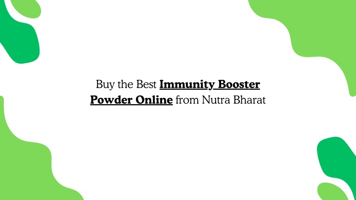 buy the best immunity booster powder online from