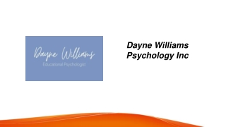 Educational Psychologist Cape Town  Daynewilliams.co.za