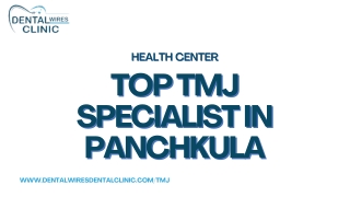 TOP TMJ SPECIALIST IN PANCHKULA