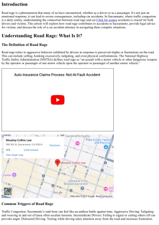 How Road Rage Contributes to Car Accidents in Sacramento: Legal Advice for Victi