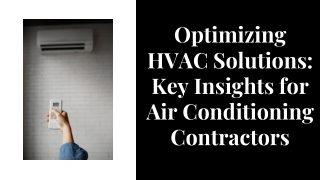 Expert Air Conditioning Contractors for Your Comfort Needs