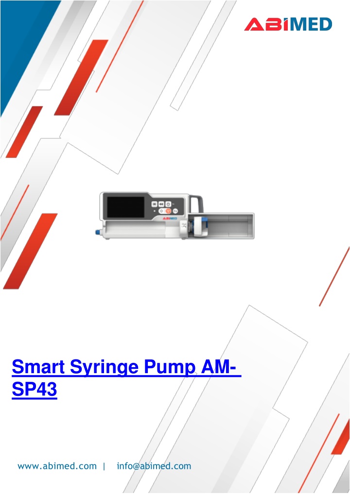 smart syringe pump am sp43