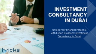 Expert Investment Consultancy in Dubai for Smart Financial Growth