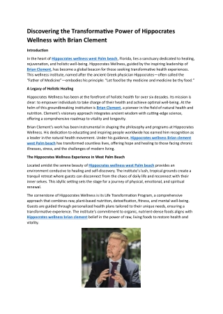 discovering the transformative power
