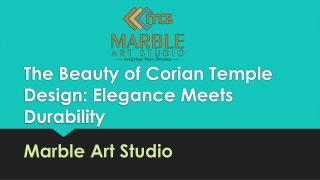 Corian Temple Design