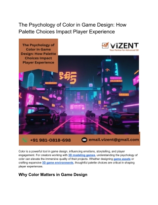 The Psychology of Color in Game Design_ How Palette Choices Impact Player Experience