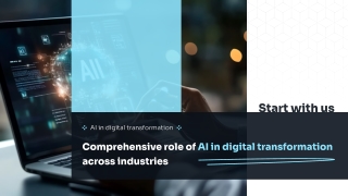 Comprehensive role of AI in digital transformation across industries