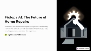 fixtops ai the future of home repairs