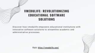 vmedulife: Transforming Education with Innovative Software Solutions