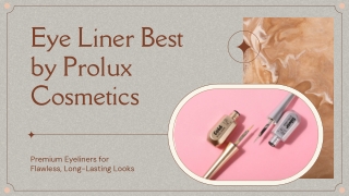 Eye Liner Best by Prolux Cosmetics