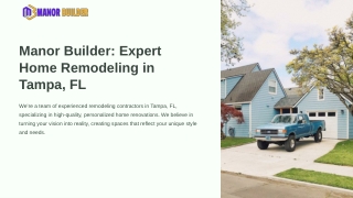 Expert Home Remodeling Contractors in Tampa, FL – Manor Builder