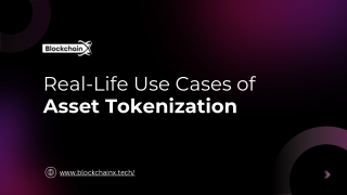 real life use cases of asset tokenization