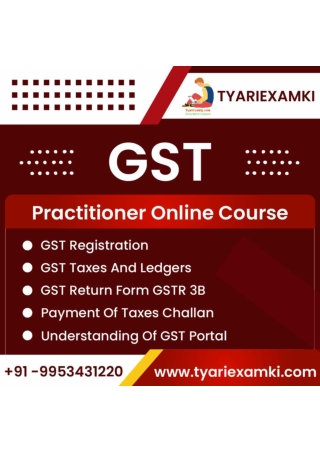 Online GST Certification Course