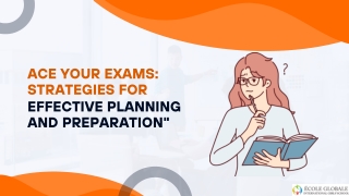 ace your exams strategies for effective planning