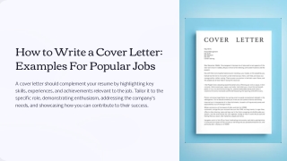 how to write a cover letter examples for popular