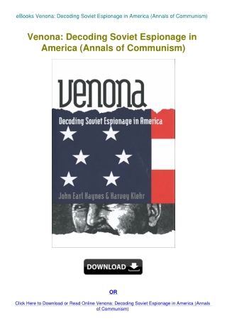 ebooks venona decoding soviet espionage