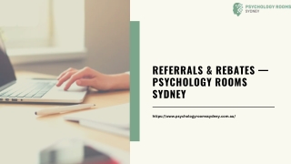 Referrals & Rebates — Psychology Rooms Sydney