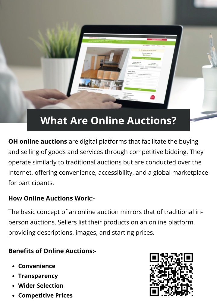 what are online auctions