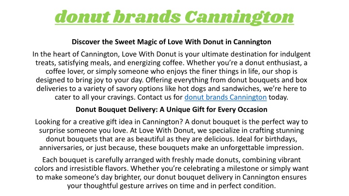 donut brands cannington