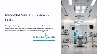 Top Pilonidal Sinus Surgery in Dubai – Safe & Reliable Care