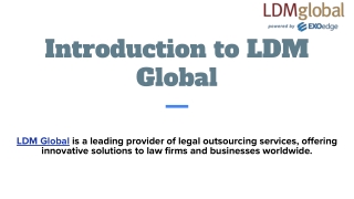 introduction to ldm global
